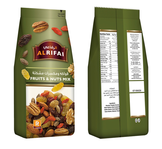Al Rifai Fruit & Nuts Mix 1 X200gms